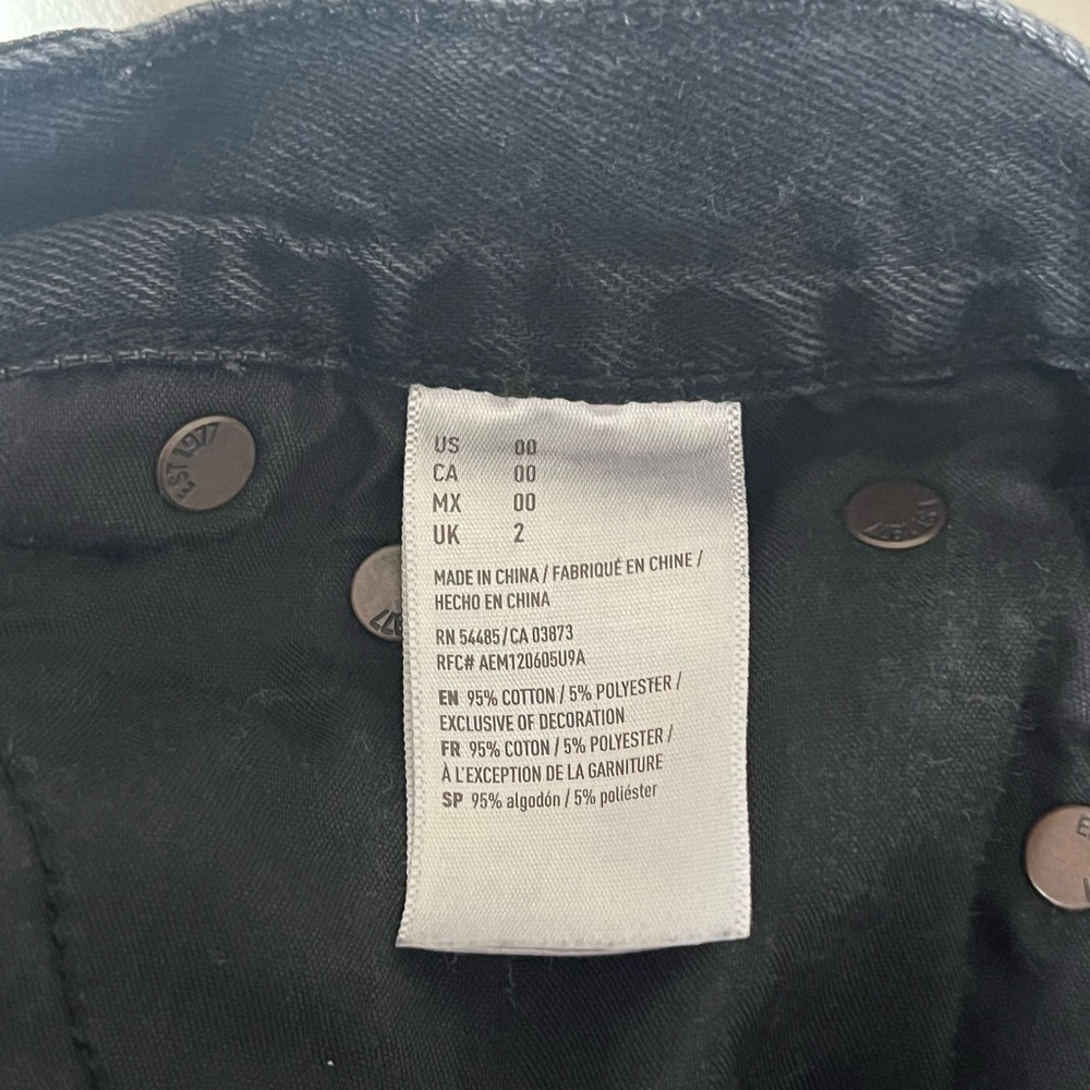 Black American Eagle Jean Shorts - Picture 4 of 4
